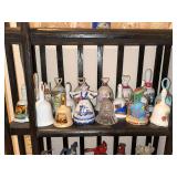 Collection of souvenir ceramic bells 17pcs