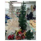 Christmas trees and greenery