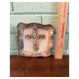 Etta B Pottery Cross Dish