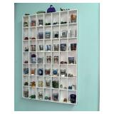 Shotglass collection and wall shelf