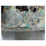 4 Crystal platters
