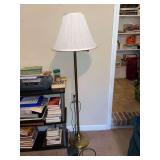 Brass Floor Lamp with swinging arm