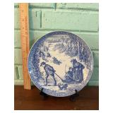 Blue and White Spode Christmas Plate