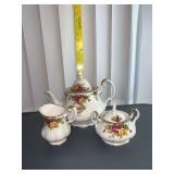 Royal Albert Old Country Roses tea set 3pc
