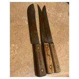 3 Old Kitchen Knives