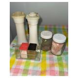 3 sets of salt and pepper shakers