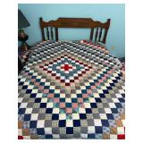 Patchwork quilt multi color