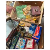 2 Boxes of Tins and Misc