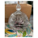 Covered Crystal Candy dish