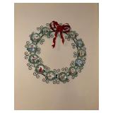 12 Days of Christmas mini Plate Wreath