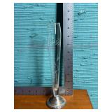 Bud Vase with Sterling Weighted Base