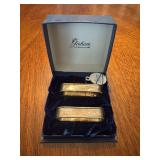 Pair of Gorham sterling silver napkin rings in original box