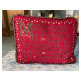 Irish blessing needlework decorative pillow