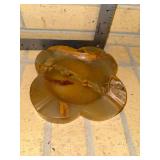 Large Vintage Stone Carved Ashtray