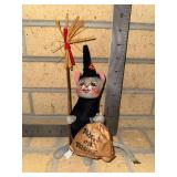 Vintage Annalee Trick or Treat Halloween Mouse Witch Doll Trick or Treat
