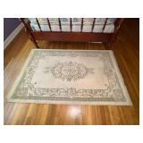 Floral medallion rug