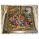 French Garden Scene Tapestry