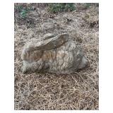 Concrete garden bunny statue BUYER IS RESPONSIBLE FOR REMOVAL