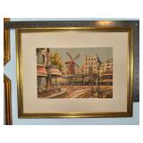 Framed Moulin Rouge Tapestry