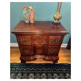 Cherry Shell Carved Night Stand