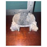 Carved marble Aztec Ashtray