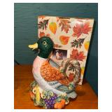 Fitz & Floyd Mallard Duck Pitcher with original box