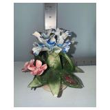 Capodimonte porcelain flowers