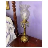 Victorian style Hollywood Regency girandole lamp