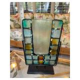 Jasmine art glass Sun catcher vase