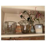 Crystal vases