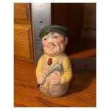 Royal Doulton Major Green the Golfer Toby Mug-nose is damaged see picture