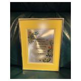 Vintage framed serenity prayer