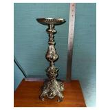 Silver Plated Baroque Style Candle Stand