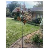 Metal art garden wind spinner