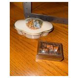 George and Martha and Elephant trinket boxes