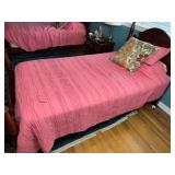 Twin Mattress and Bedding