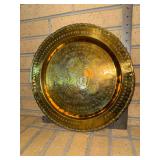 Vintage Brass Chinese Fortune tray