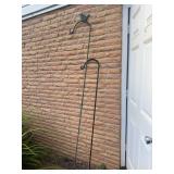 Metal garden shepherds hooks