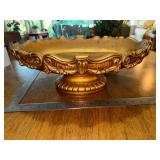 Universal statuary 1968 resin pedestal centerpiece compote