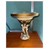 Decorative Footed Centerpiece stand with Cherub Figures