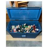 Plastic Storage Box of Spools of Thread