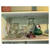 Stemware and candle lanterns