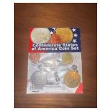 Confederate States of America Replica Coin Set in Original Packaging