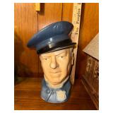 Vintage 1976 W.C. Fields “Bank Dick” policeman decanter