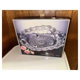 Crystal serving tray