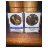 American Mint Statues of Freedom & 1933 Saint-Gaudens Double Eagle Replica Coin Set