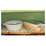 Fire king baking dishes and space saver