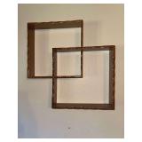 Mid century interlocking square want not shelf