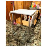 Vintage Formica top drop leaf table