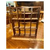 Small wooden whatnot shelf